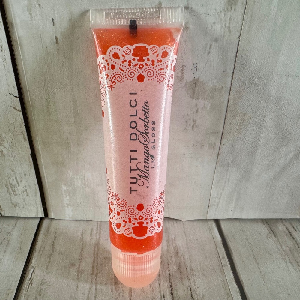 Tutti Dolci Mango Sorbetto Lip Gloss Shimmer Bath & Body Works 15 ml 0.5 fl oz